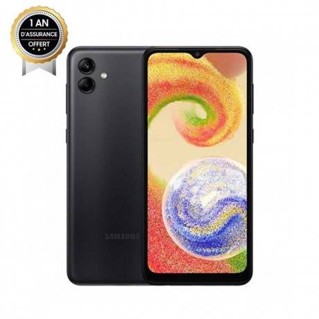 SAMSUNG GALAXY A04 4/128Go + 1 an d'assurance offert