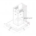 Hotte Murale ARISTON 60cm - Inox - AHBS6.7FLLX avis & fiche technique