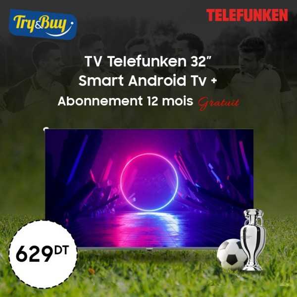 Tv TELEFUNKEN 32" Smart Android Tv - E20A