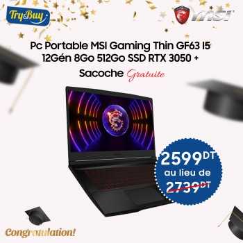 Pc Portable MSI Gaming Thin...