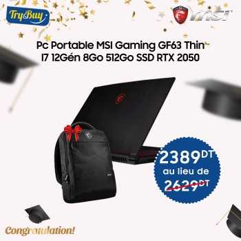 Pc Portable MSI Gaming GF63...