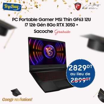 PC Portable Gamer MSI Thin...