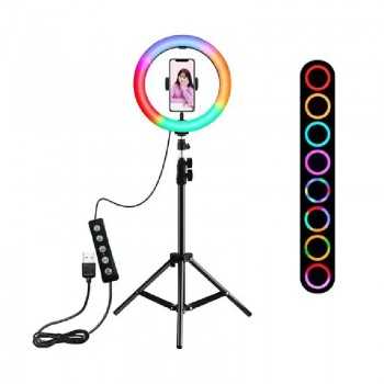 RGB Ring Light avec Stand MJ26 LED Soft Light